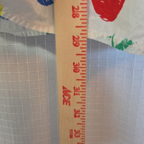 Talbots Women’s Teacher Colorful Apple Print Long Sleeve Button Down Shirt 3X - Picture 7 of 7